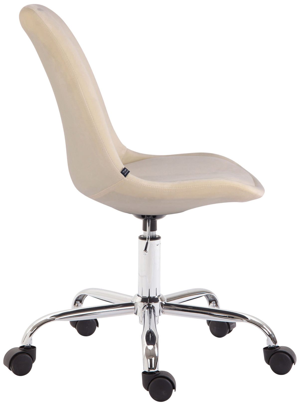 Bureaustoel Toulouse Fluweel creme creme