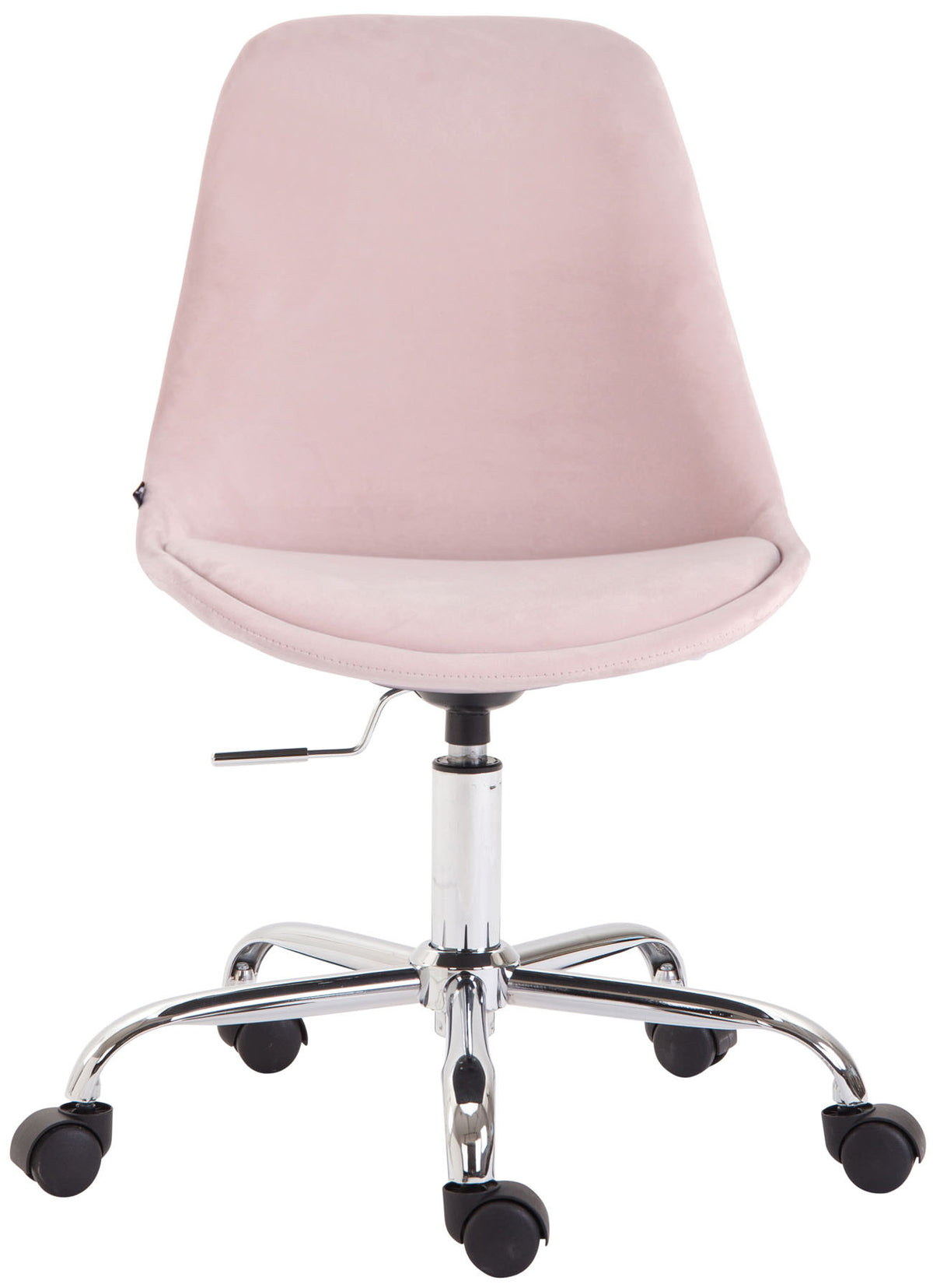 Bureaustoel Toulouse Fluweel roze pink