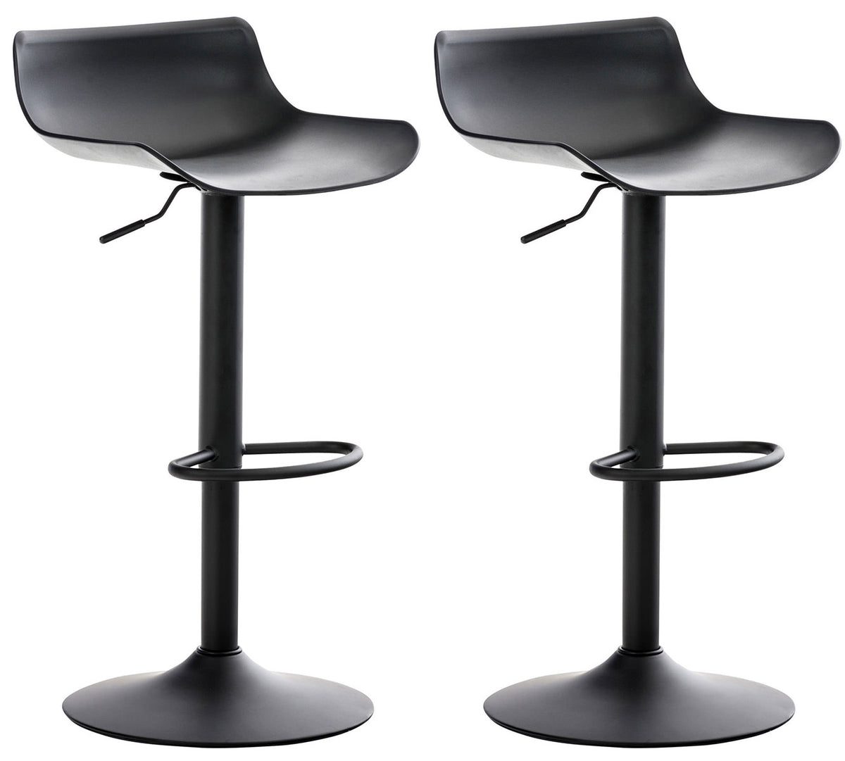 2er Set Barhocker Aveiro schwarz