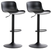 Set van 2 barkrukken Almada Kunststof zwart schwarz