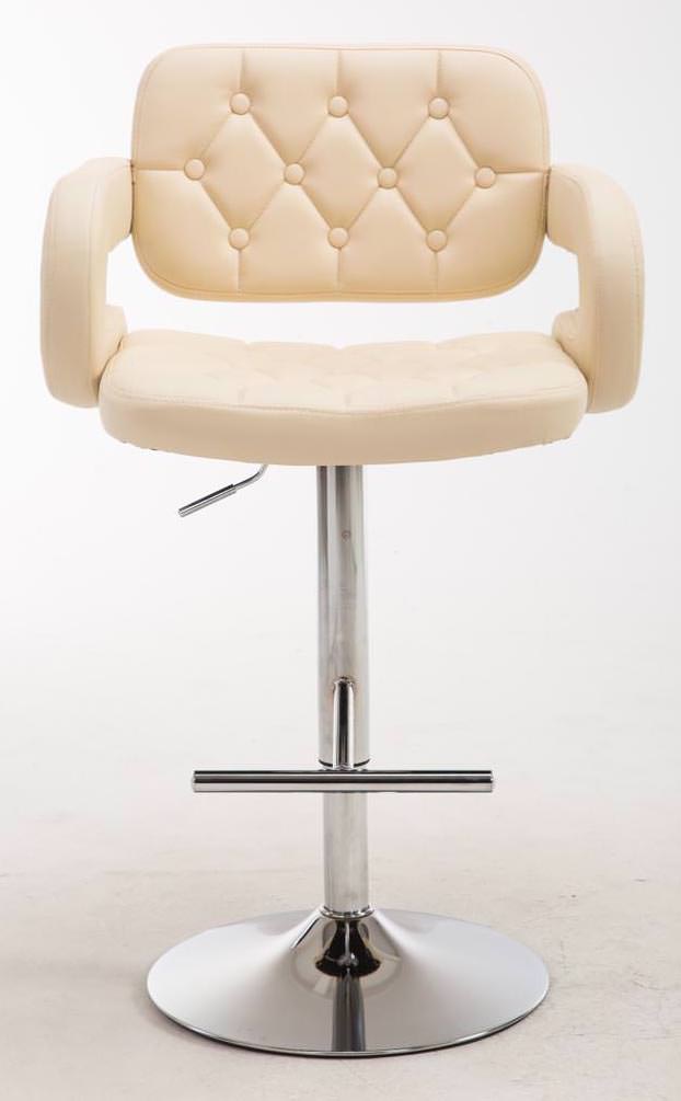 Set van 2 barkrukken Dublin Kunstleer creme creme