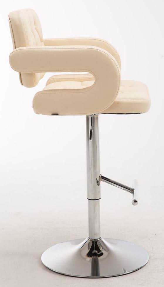 Set van 2 barkrukken Dublin Kunstleer creme creme
