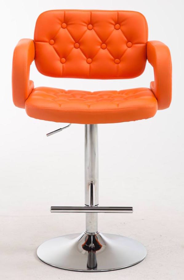Set van 2 barkrukken Dublin Kunstleer oranje orange