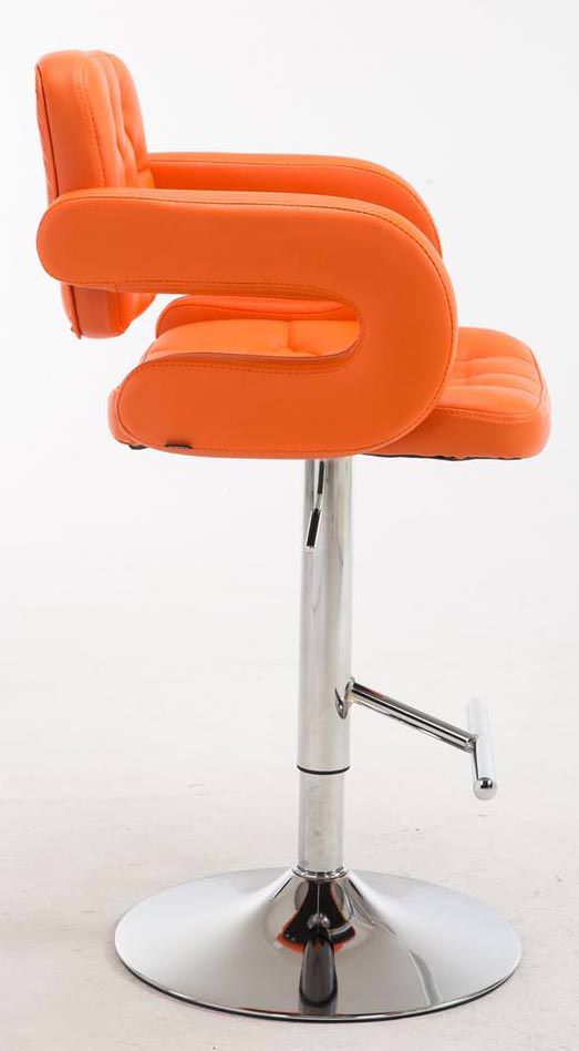 Set van 2 barkrukken Dublin Kunstleer oranje orange