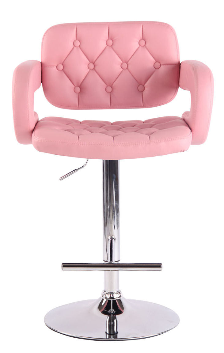 Set van 2 barkrukken Dublin Kunstleer roze pink
