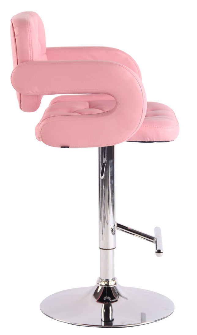 Set van 2 barkrukken Dublin Kunstleer roze pink