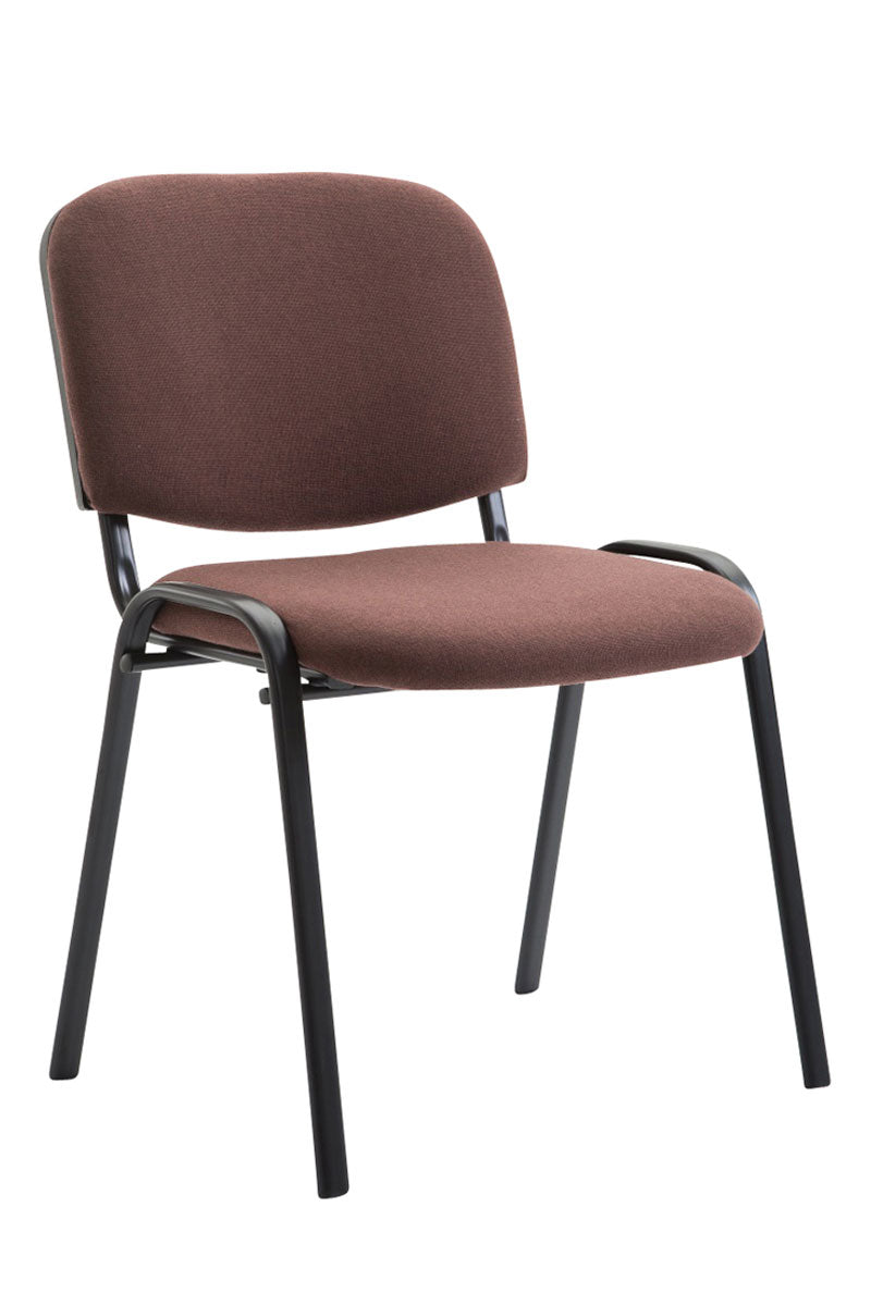 Set van 4 bezoekersstoelen Ken bruin braun