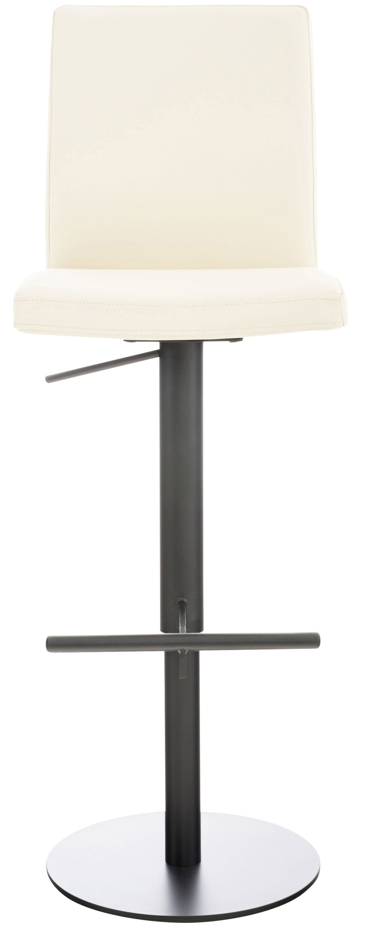Barkruk Cadiz Kunstleer zwart,creme creme
