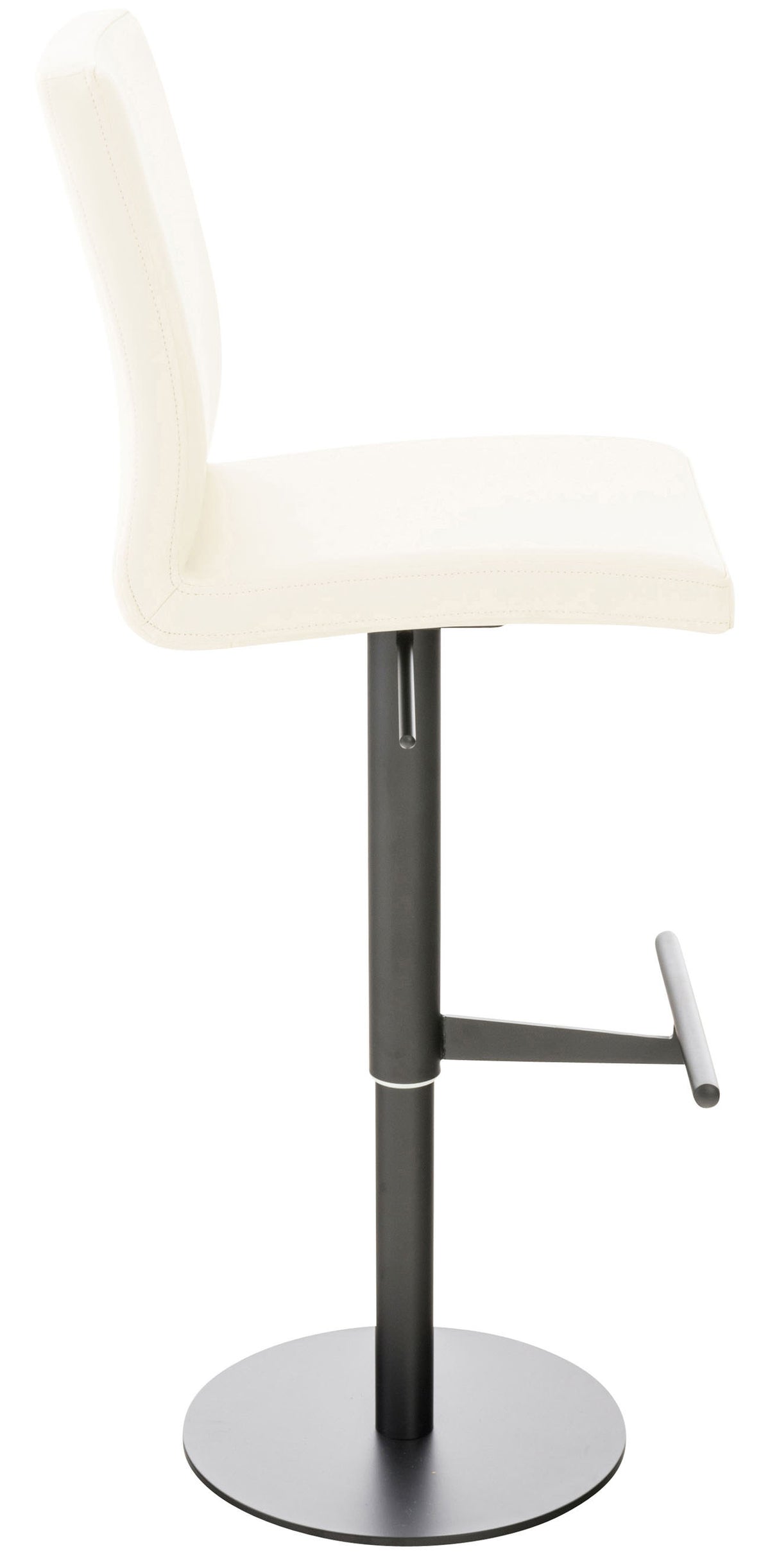 Barkruk Cadiz Kunstleer zwart,creme creme