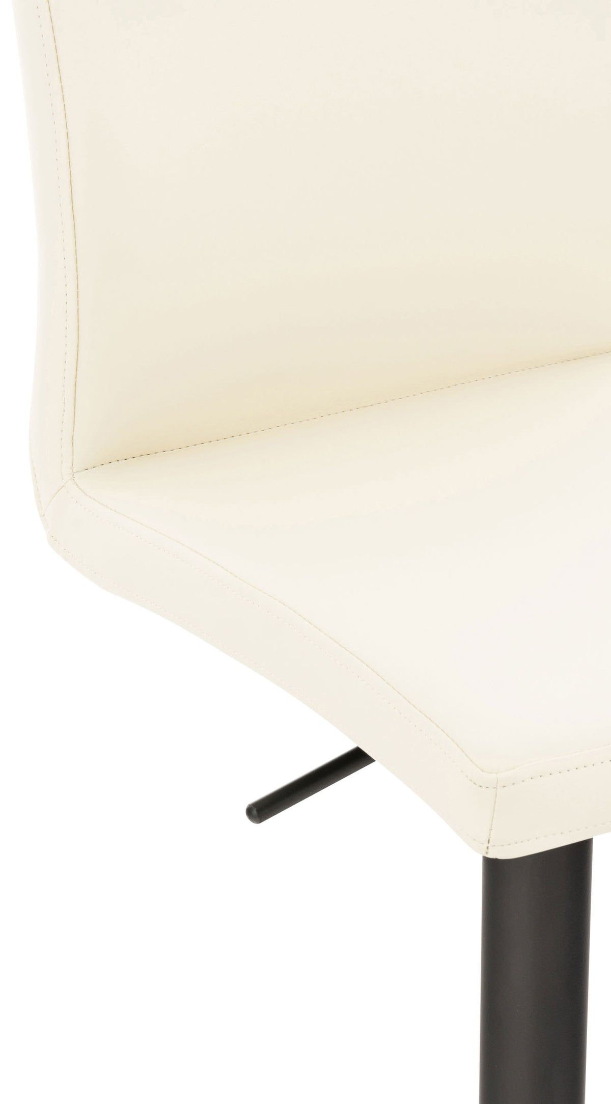 Barkruk Cadiz Kunstleer zwart,creme creme