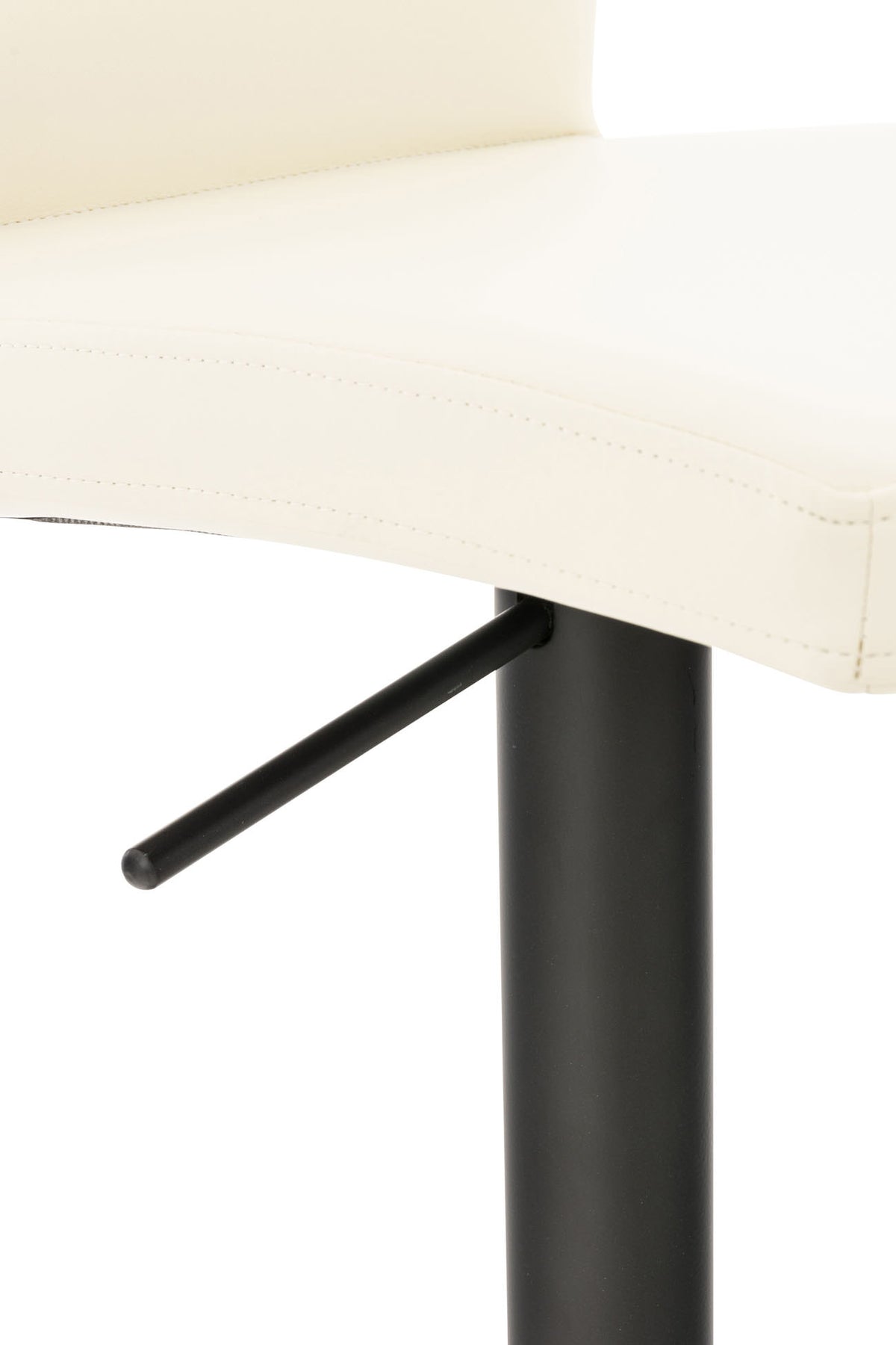 Barkruk Cadiz Kunstleer zwart,creme creme