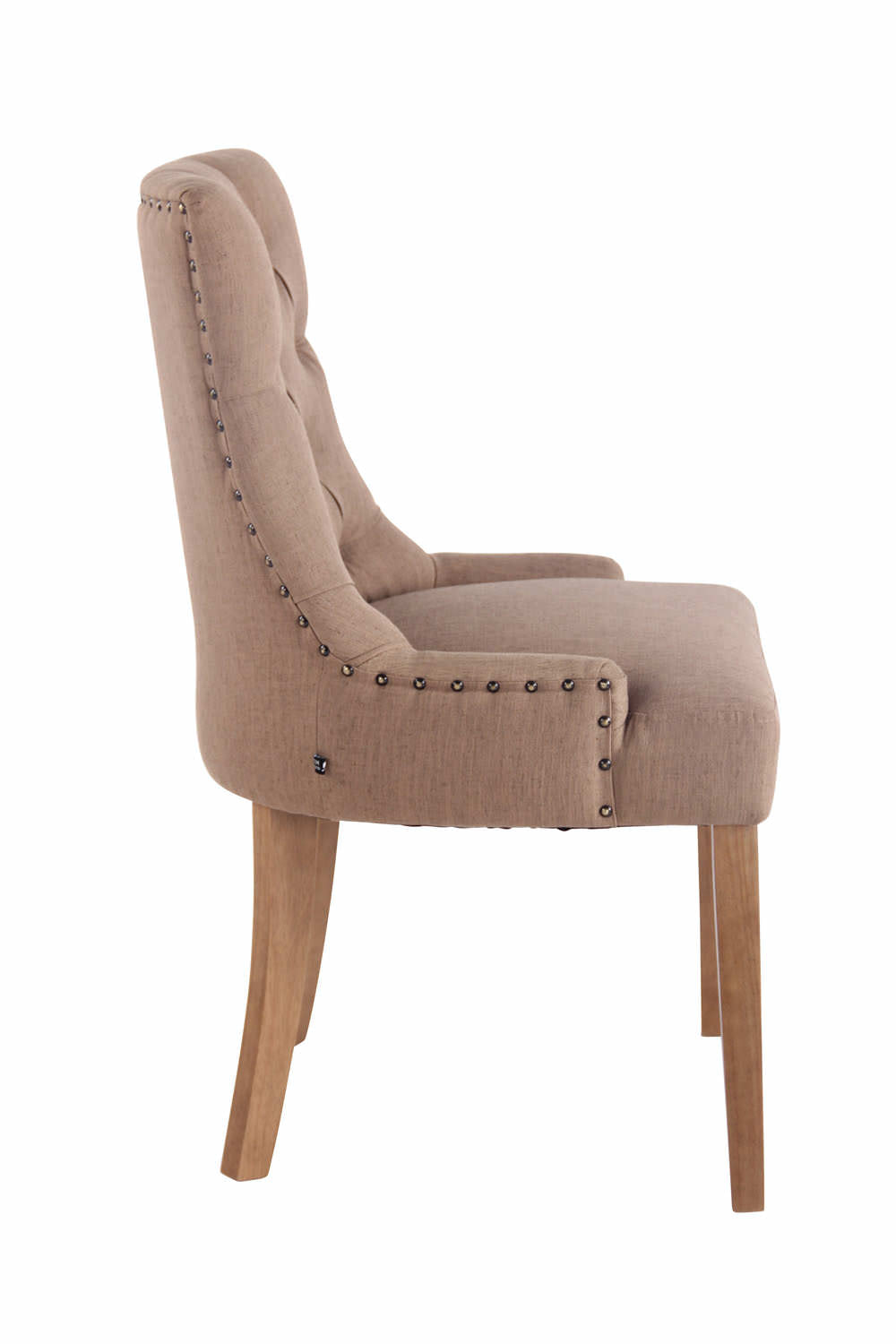 Set van 2 eetkamerstoelen Aberdeen antiek licht,taupe taupe