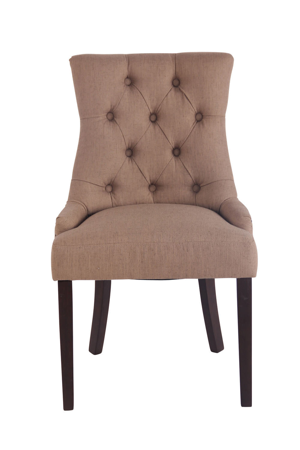 Set van 2 eetkamerstoelen Aberdeen antiek,taupe taupe