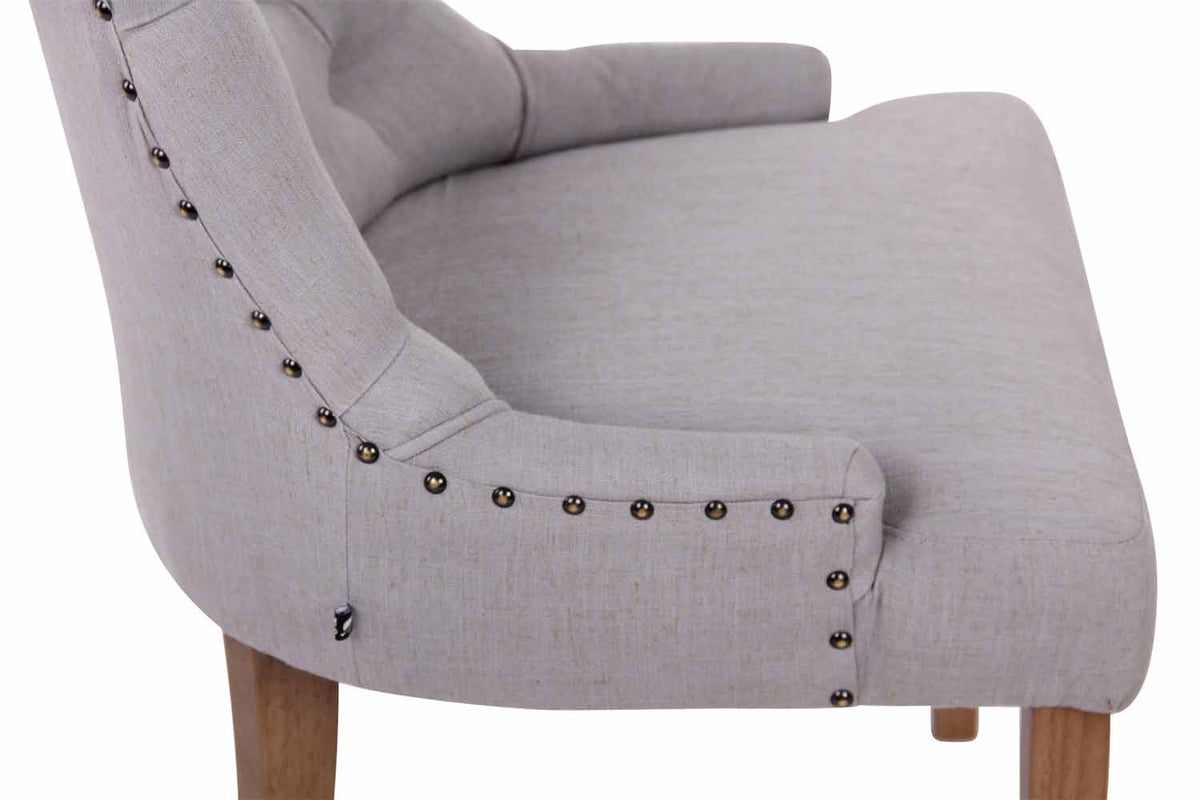 Set van 2 eetkamerstoelen Aberdeen antiek licht,grijs grau