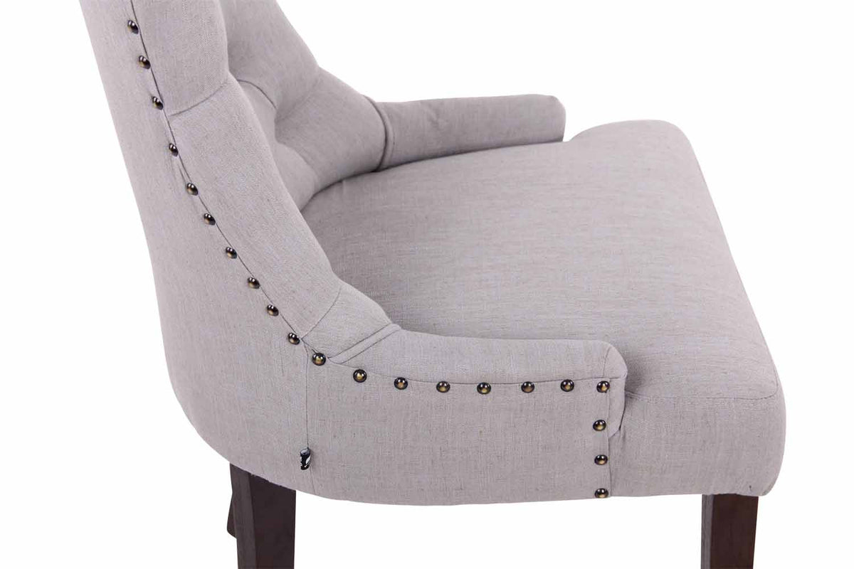 Set van 2 eetkamerstoelen Aberdeen antiek,grijs grau