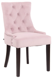Eetkamerstoel Aberdeen fluweel roze,antiek pink
