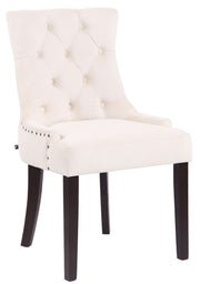 Eetkamerstoel Aberdeen fluweel creme,antiek creme