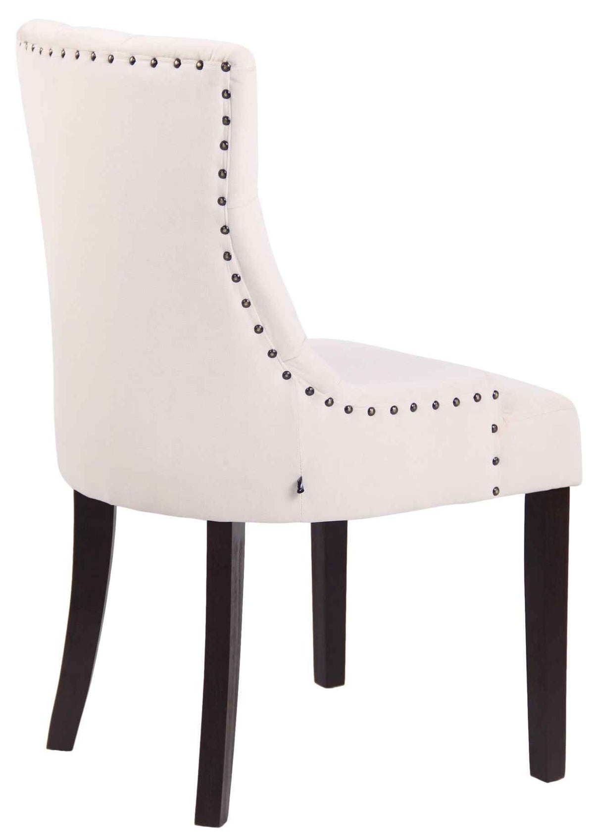 Eetkamerstoel Aberdeen fluweel creme,antiek creme