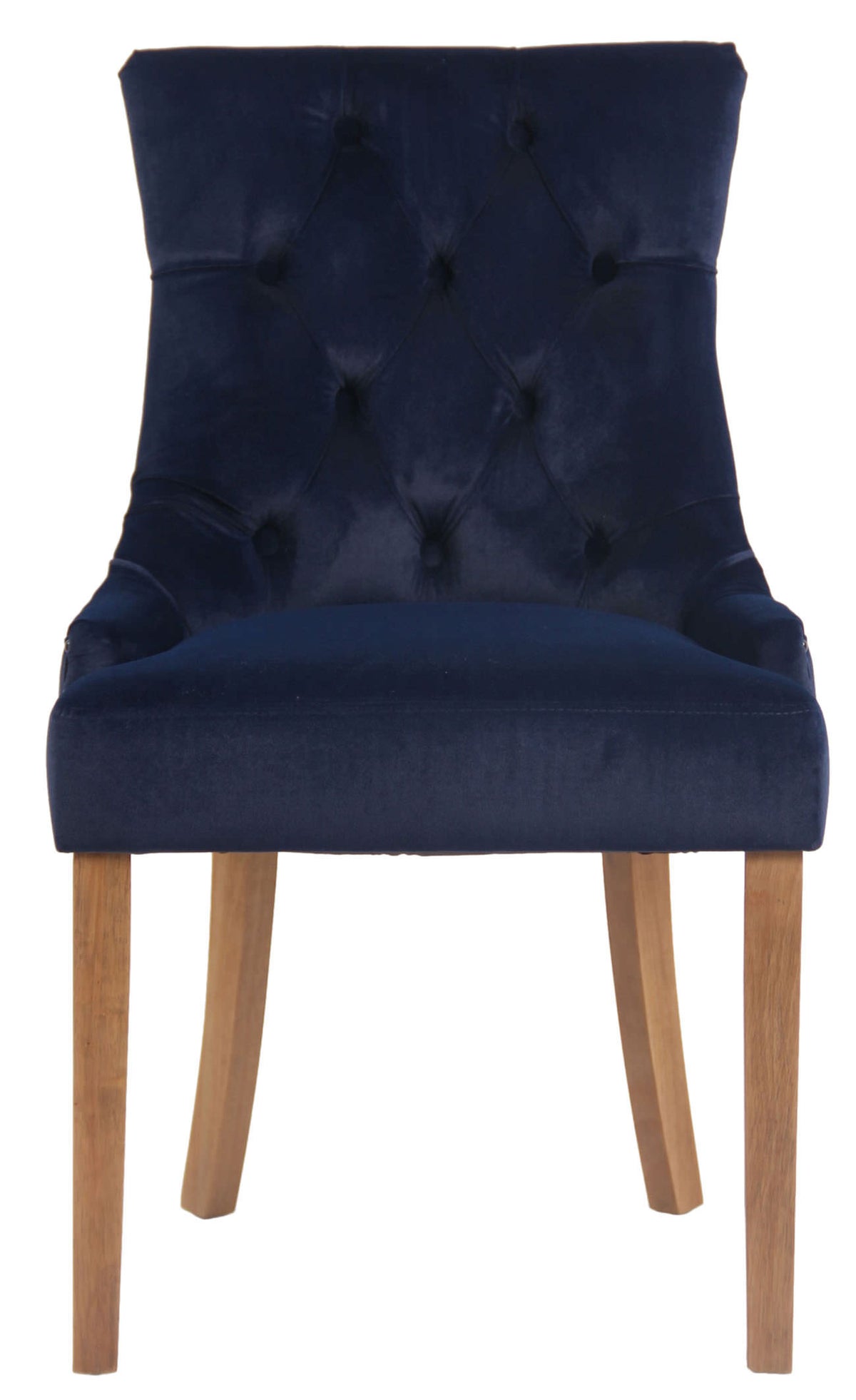 Eetkamerstoel Aberdeen fluweel blauw,antiek licht blau
