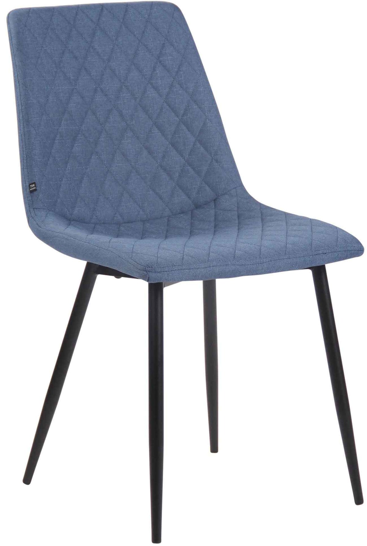 Eetkamerstoel Telde stof blauw blau