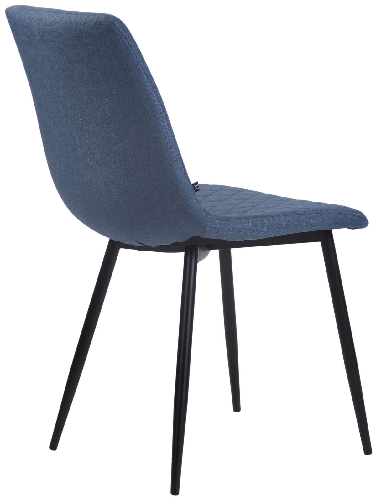 Eetkamerstoel Telde stof blauw blau