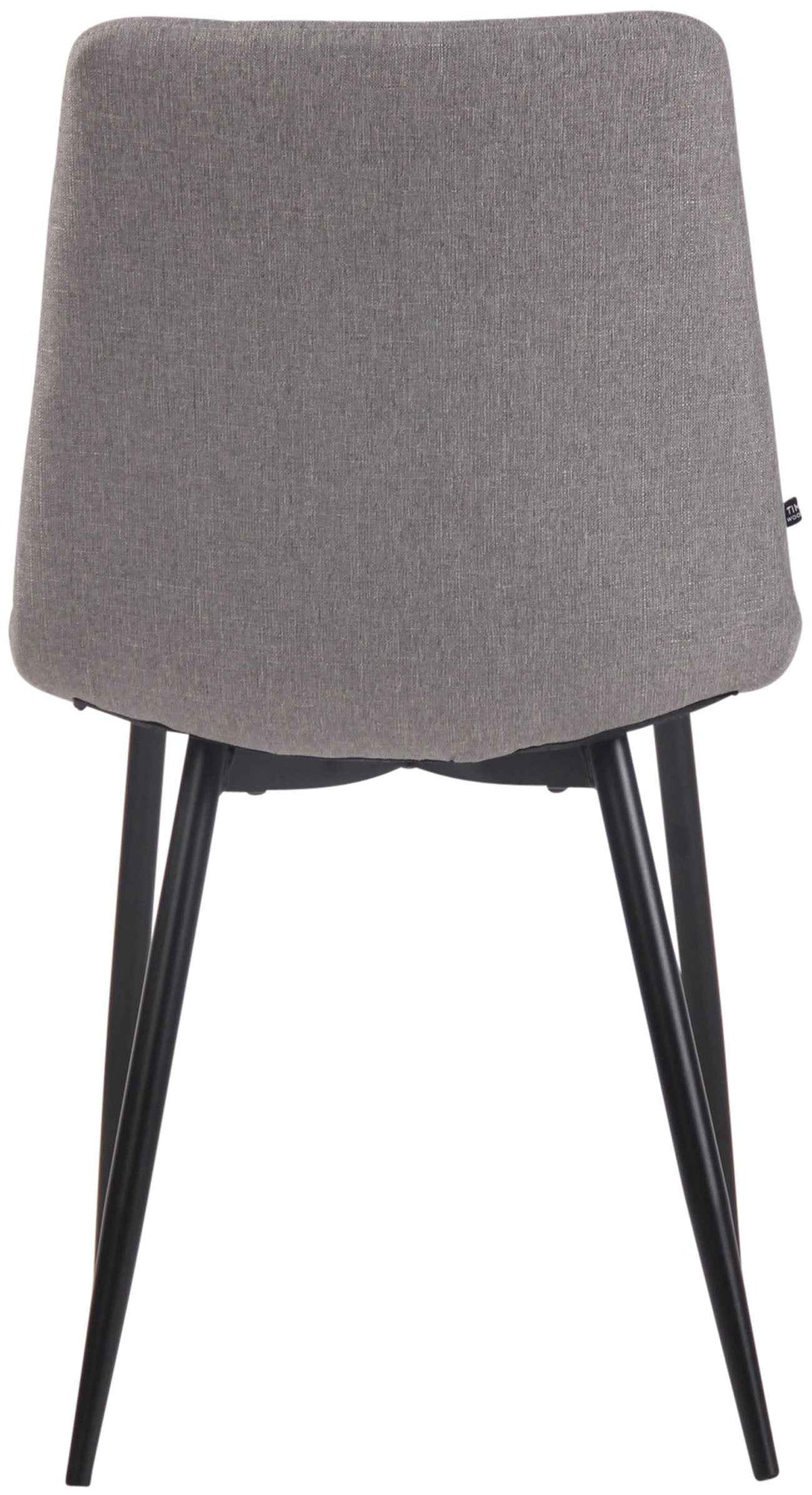 Eetkamerstoel Telde stof grijs grau