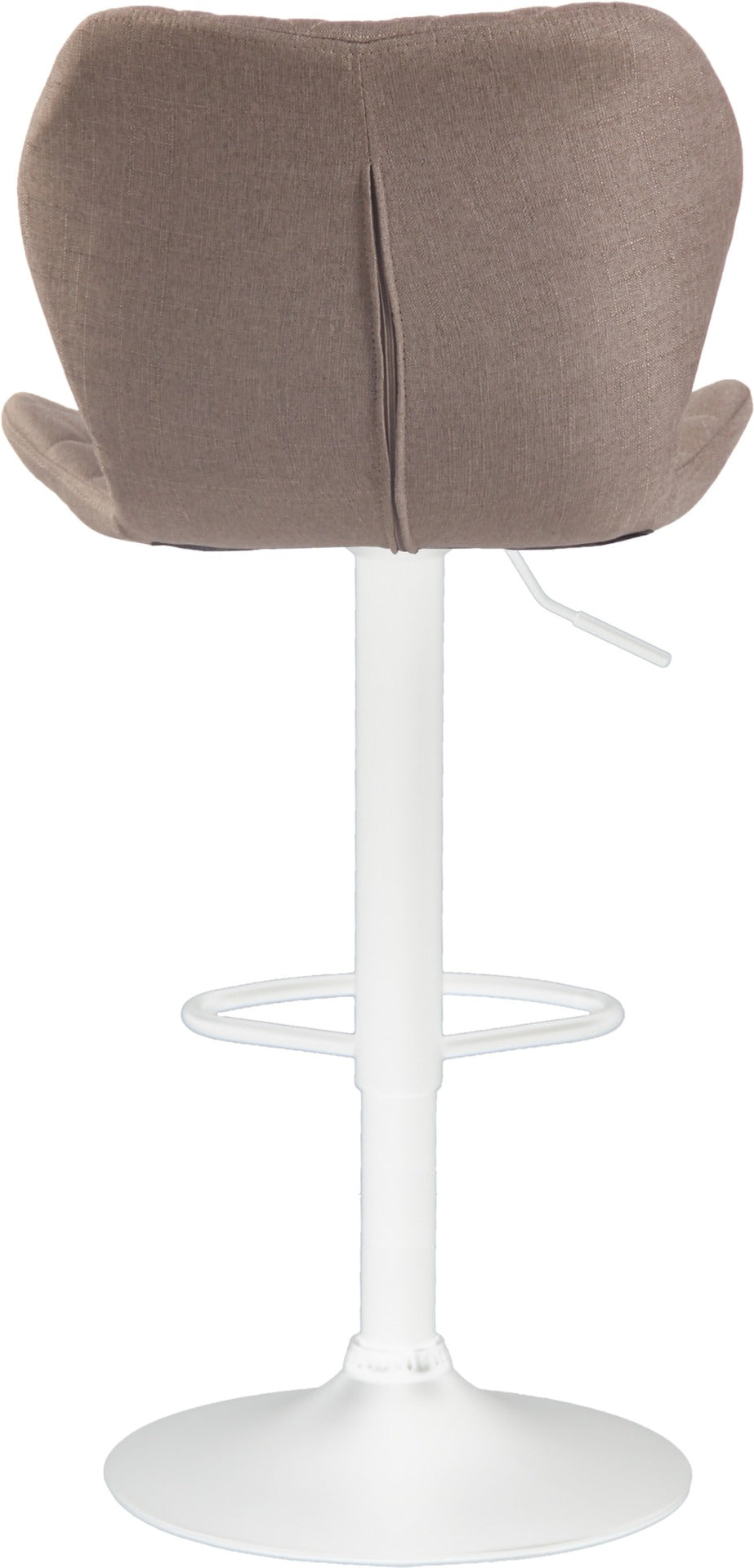 Barkruk Cork stof taupe,wit taupe
