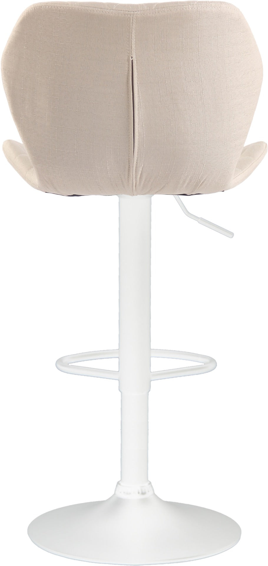 Barkruk Cork stof creme,wit creme