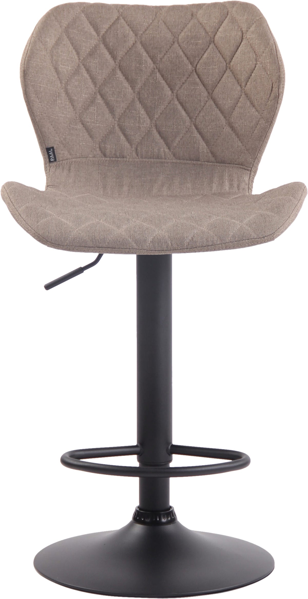 Barkruk Cork stof taupe,zwart taupe