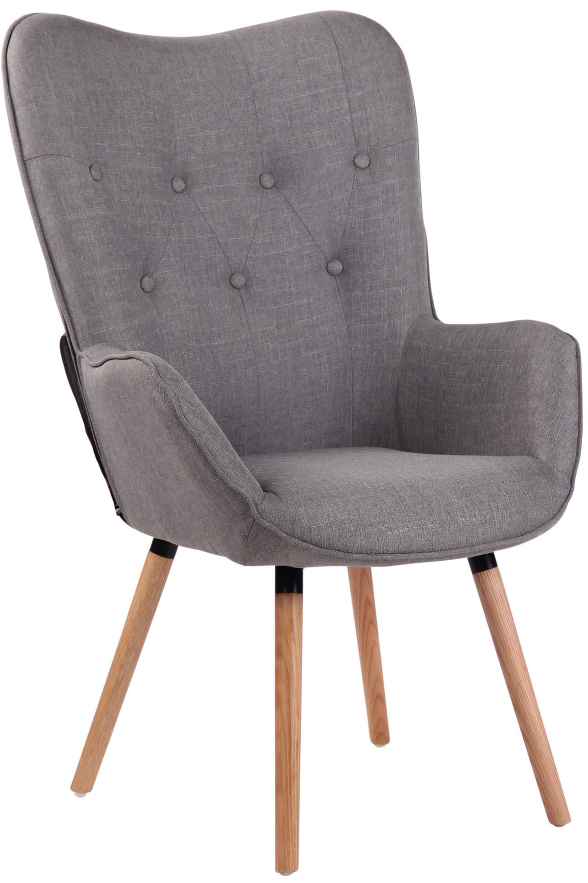 Lounger Ashford Stof grijs,natura grau