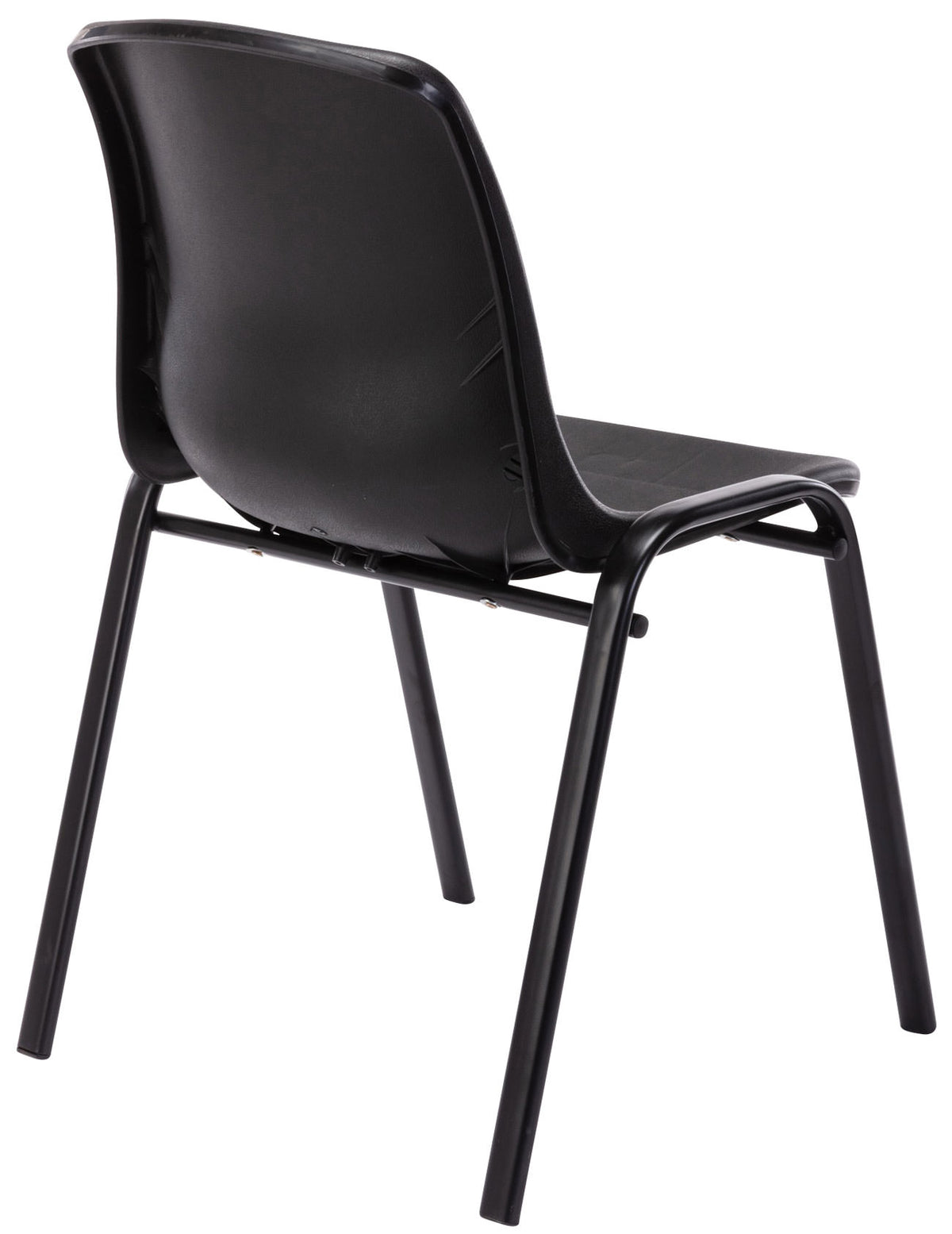 Set van 4 stapelstoelen Nowra zwart schwarz