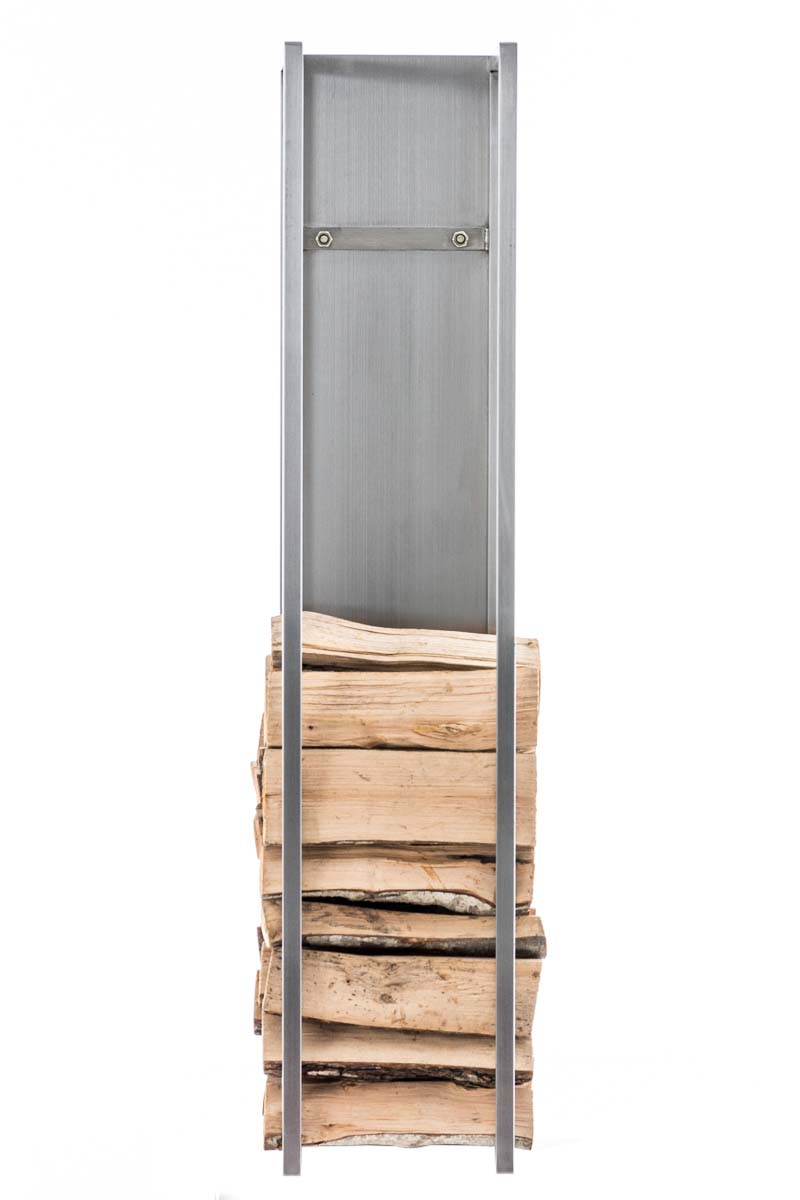 Brandhoutrek Spark roestvrij staal,80 cm edelstahl