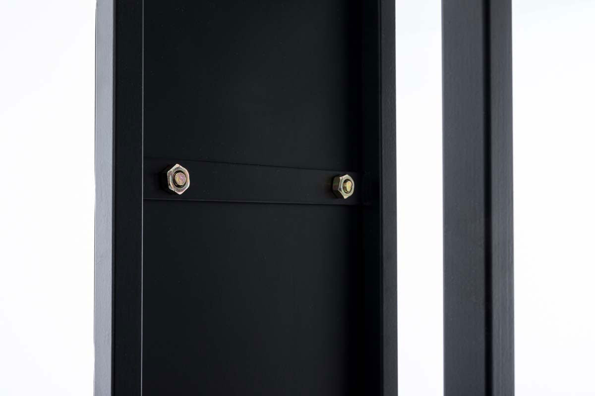 Brandhoutrek Spark mat zwart,160 cm schwarz-matt