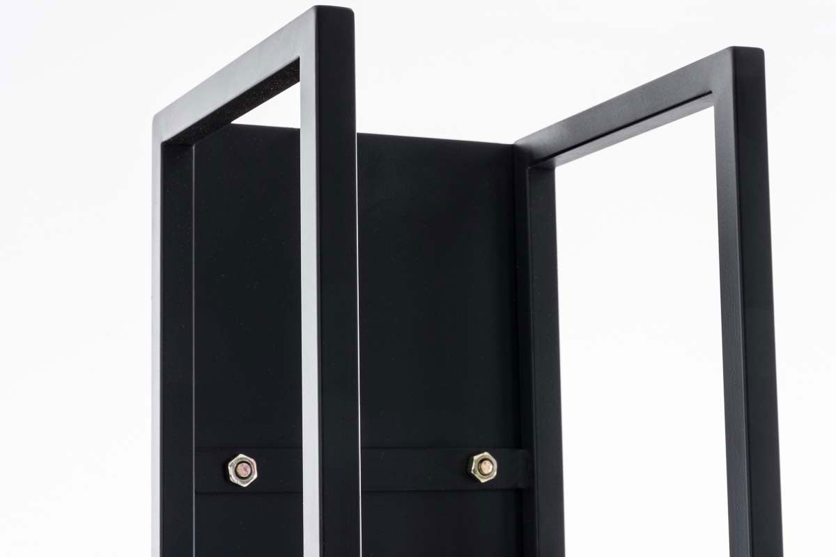 Brandhoutrek Spark mat zwart,120 cm schwarz-matt