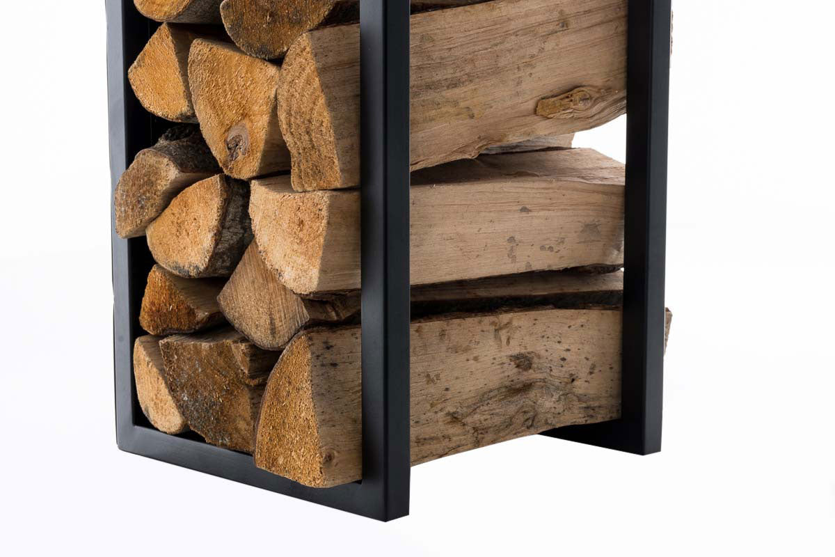Brandhoutrek Spark mat zwart,100 cm schwarz-matt
