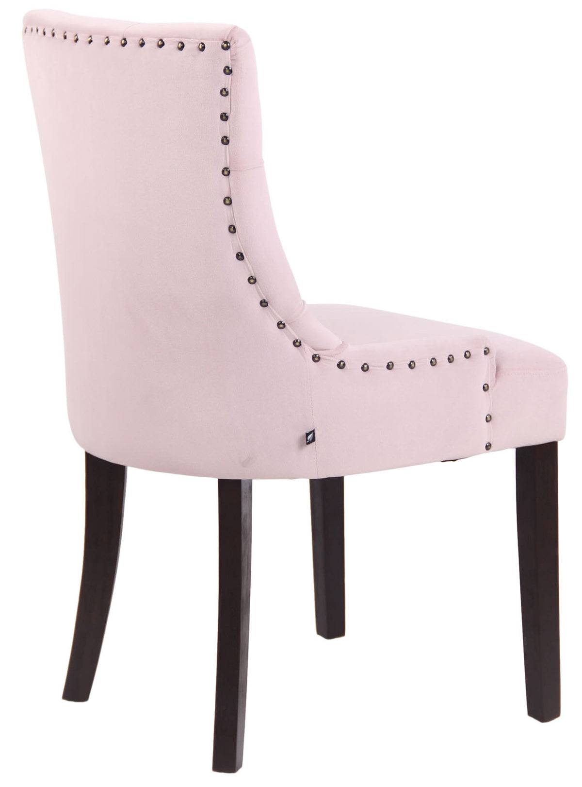 Set van 4 eetkamerstoelen Aberdeen Fluweel roze,antiek pink