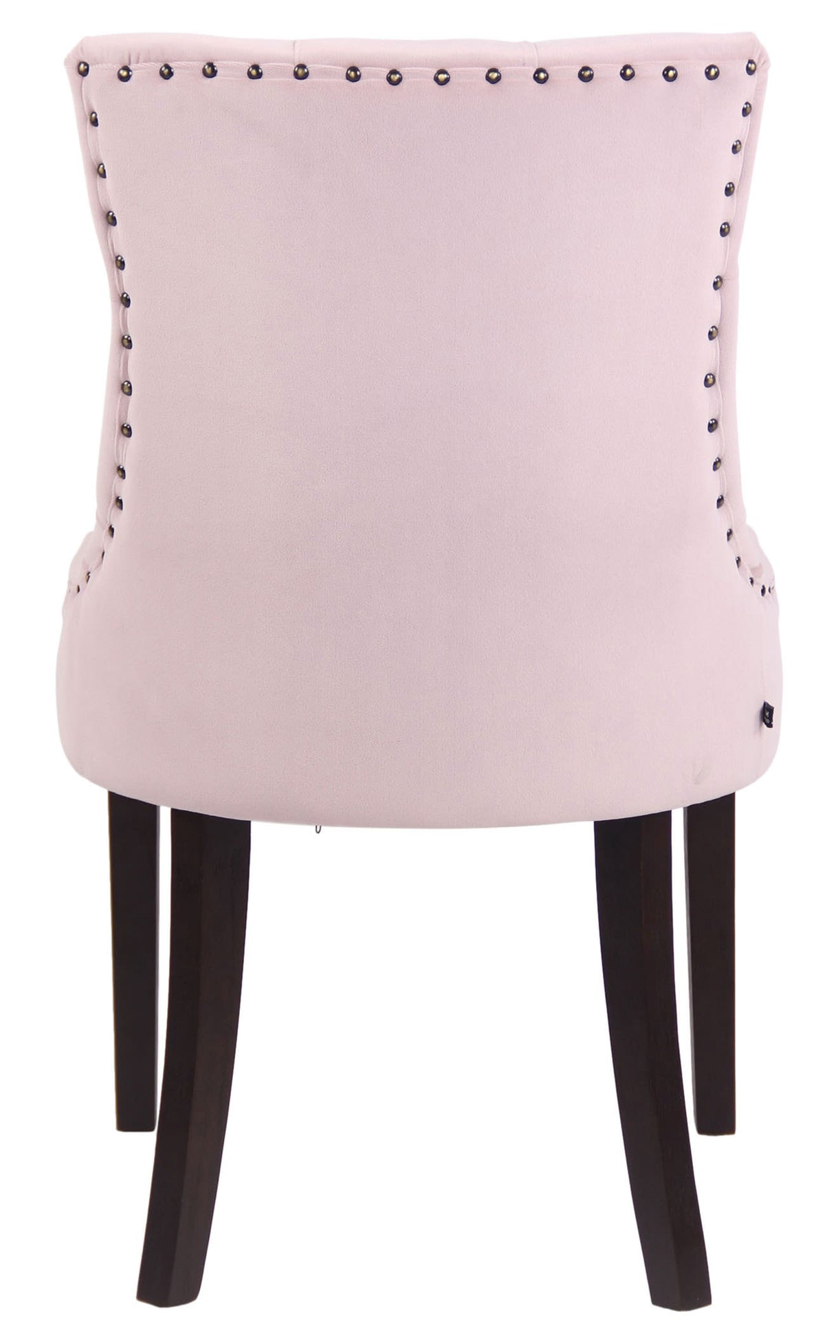 Set van 4 eetkamerstoelen Aberdeen Fluweel roze,antiek pink