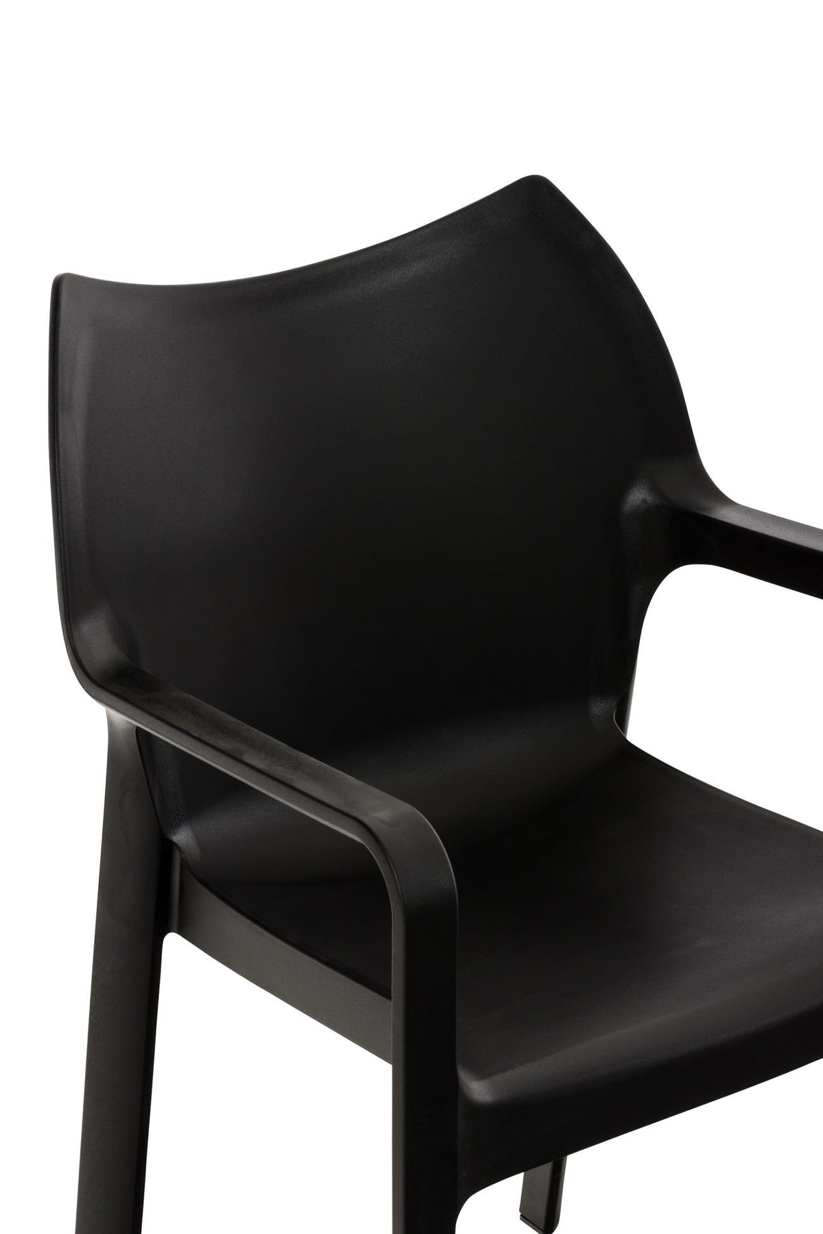Set van 2 tuinstoelen Diva zwart schwarz