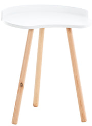 Bijzettafel Jannis wit weiß