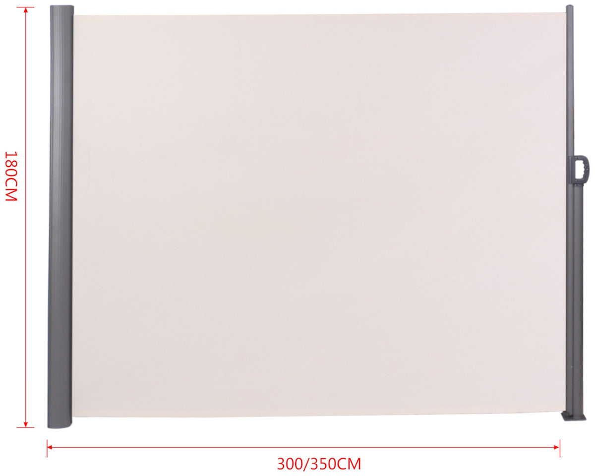 Windscherm Lovington creme,180x300 cm creme