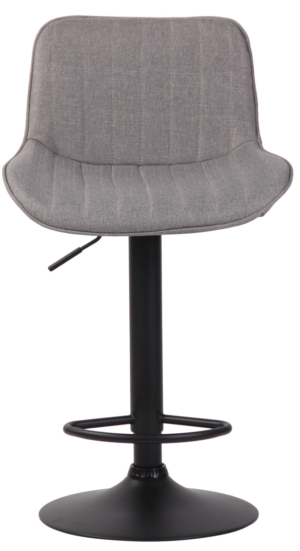 Barkruk Lentini Stof grijs,zwart grau
