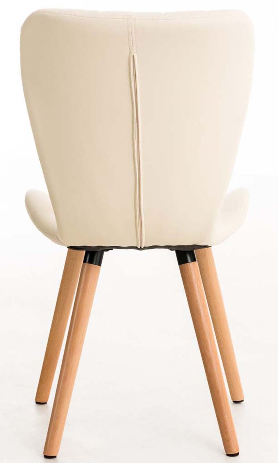 Set van 4 eetkamerstoelen Elda creme creme