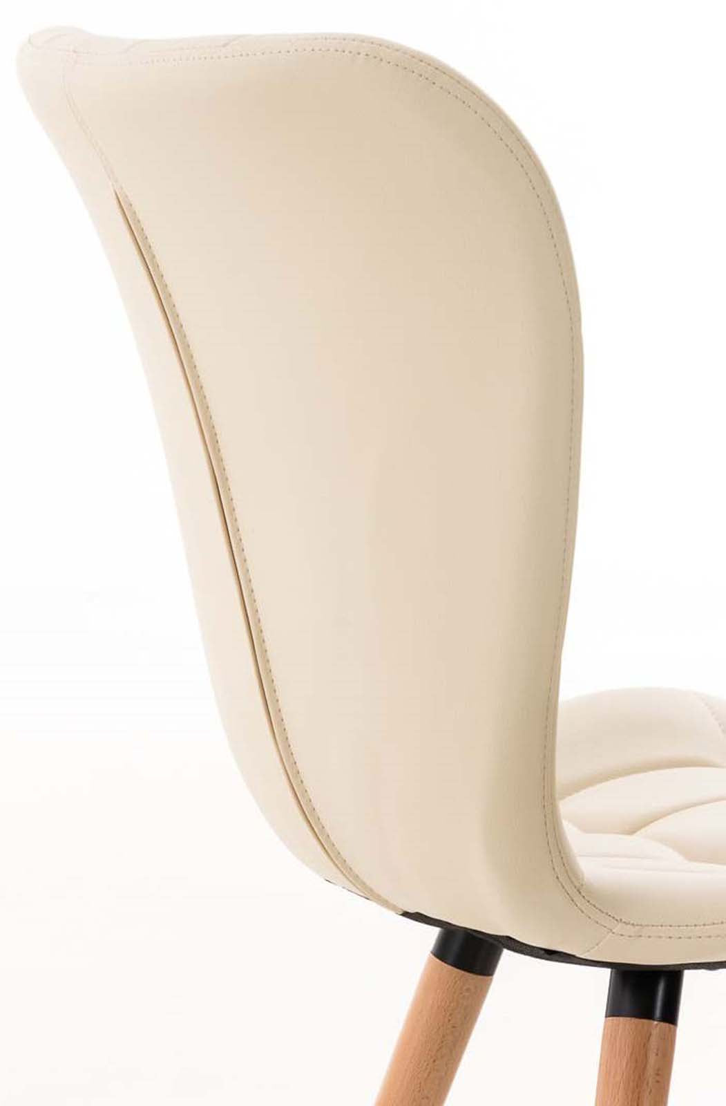 Set van 4 eetkamerstoelen Elda creme creme