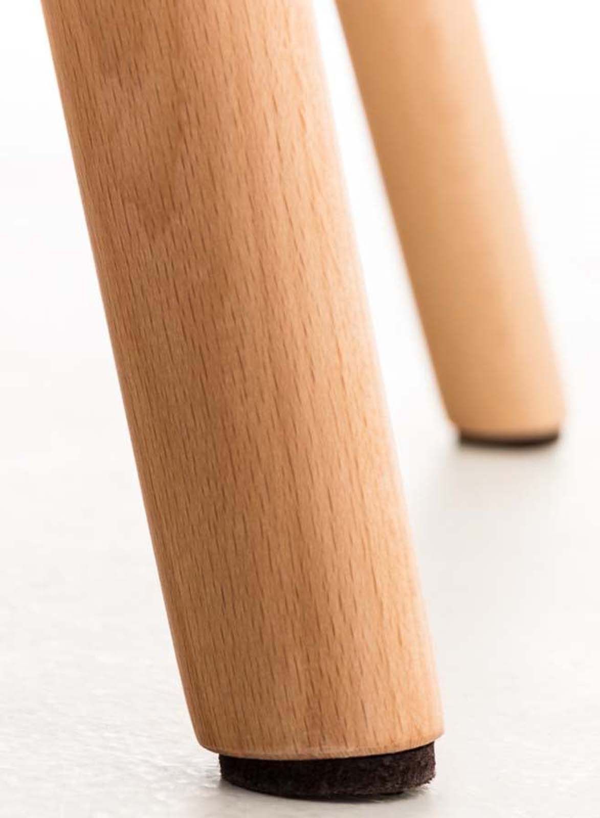 Set van 4 eetkamerstoelen Elda creme creme
