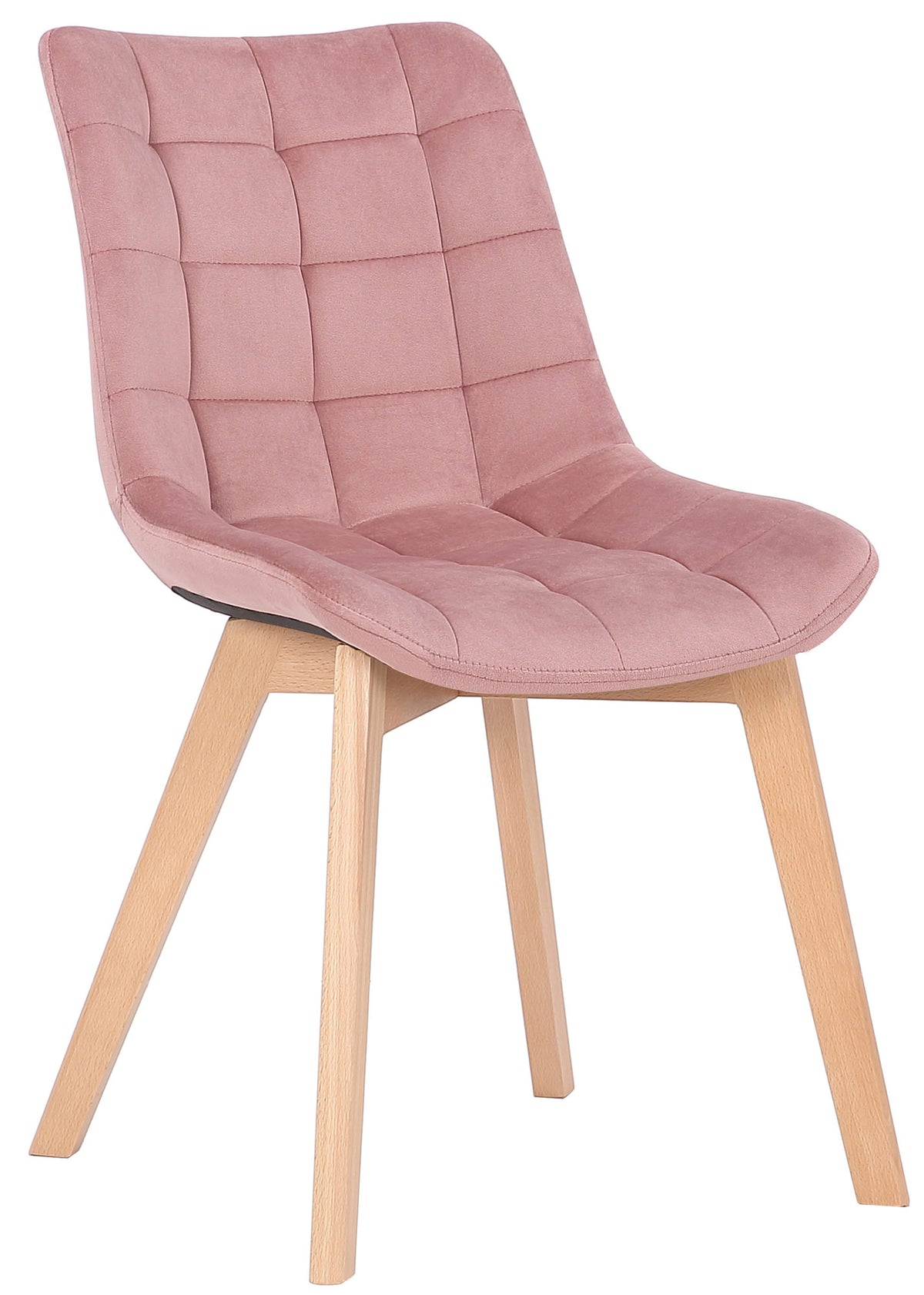 Eetkamerstoel Passaic Fluweel roze pink