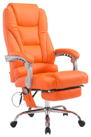 Bureaustoel Pacific met massagefunctie oranje orange