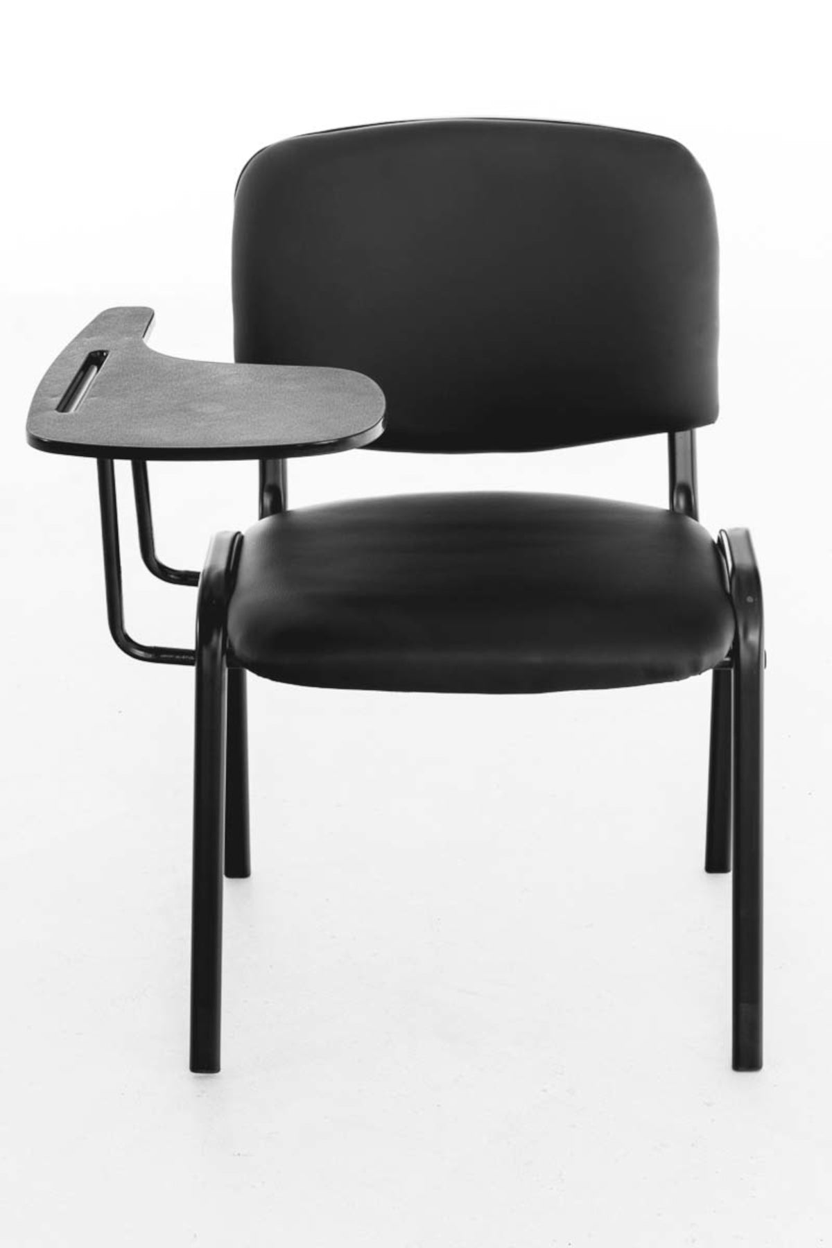 Set van 4 stoelen Ken met klaptafel - Kunstleer zwart schwarz