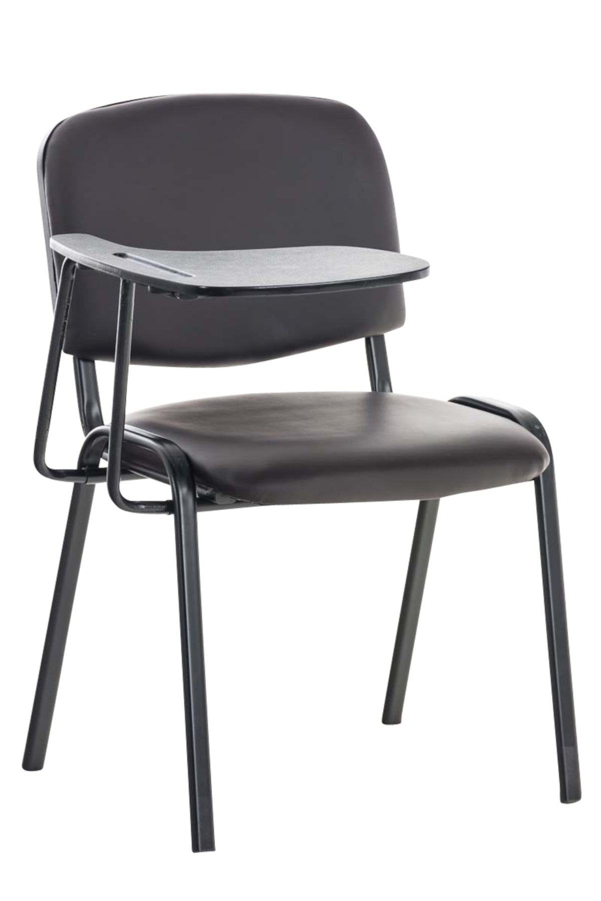 Set van 4 stoelen Ken met klaptafel - Kunstleer bruin braun