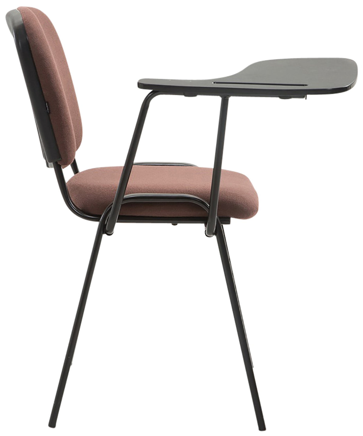 Set van 4 stoelen Ken met klaptafel Stof bruin braun