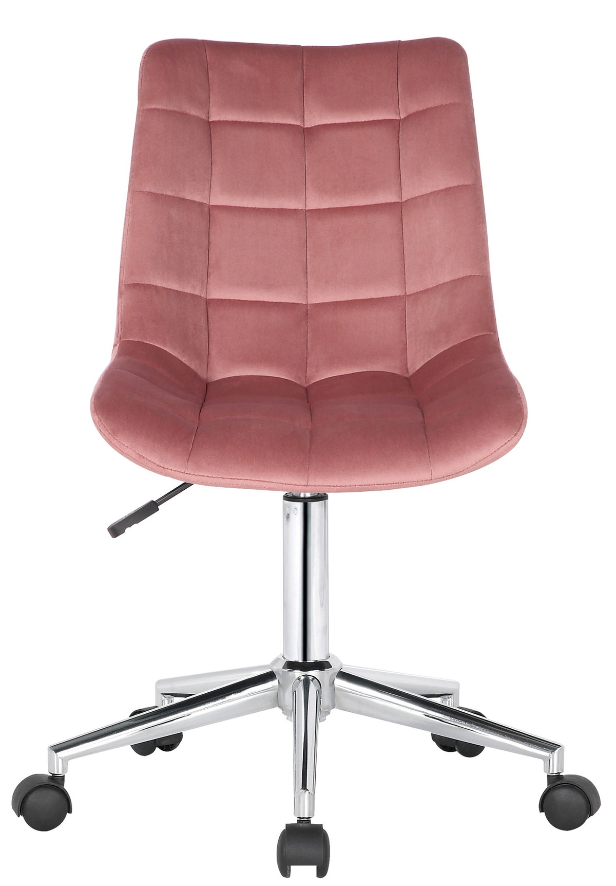 Bureaustoel Medford Fluweel roze pink